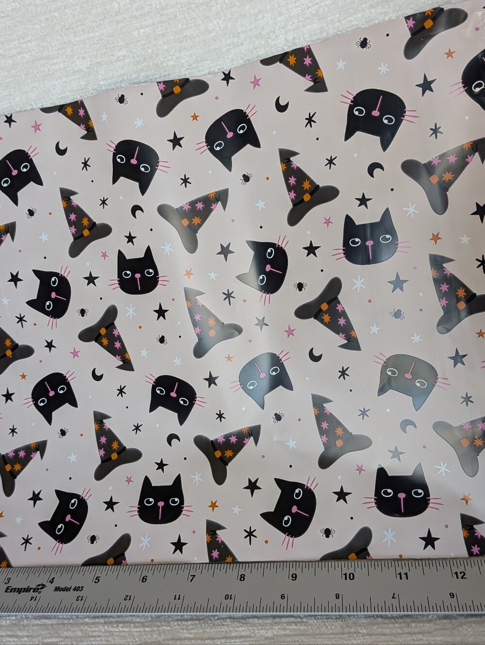 PolyMailers 10" By 13" Witchy Kitties Pink Background Halloween Polymailers 10ct - Picture 2 of 6